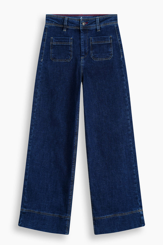 Front Pocket Wide Leg Jeans