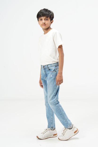 Light Blue Ripped Jeans
