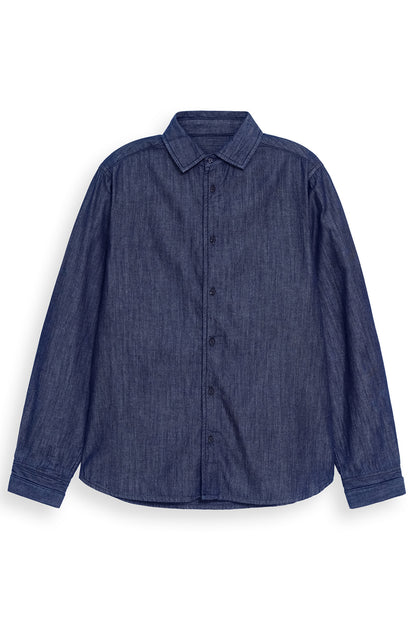 Classic Button Down Shirt Dark Blue