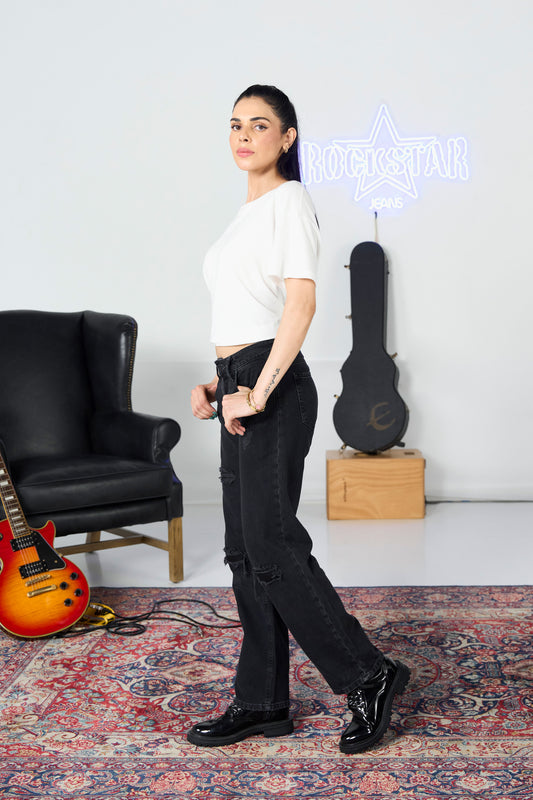 Baggy Ripped Repaired shop at Rockstar Jeans