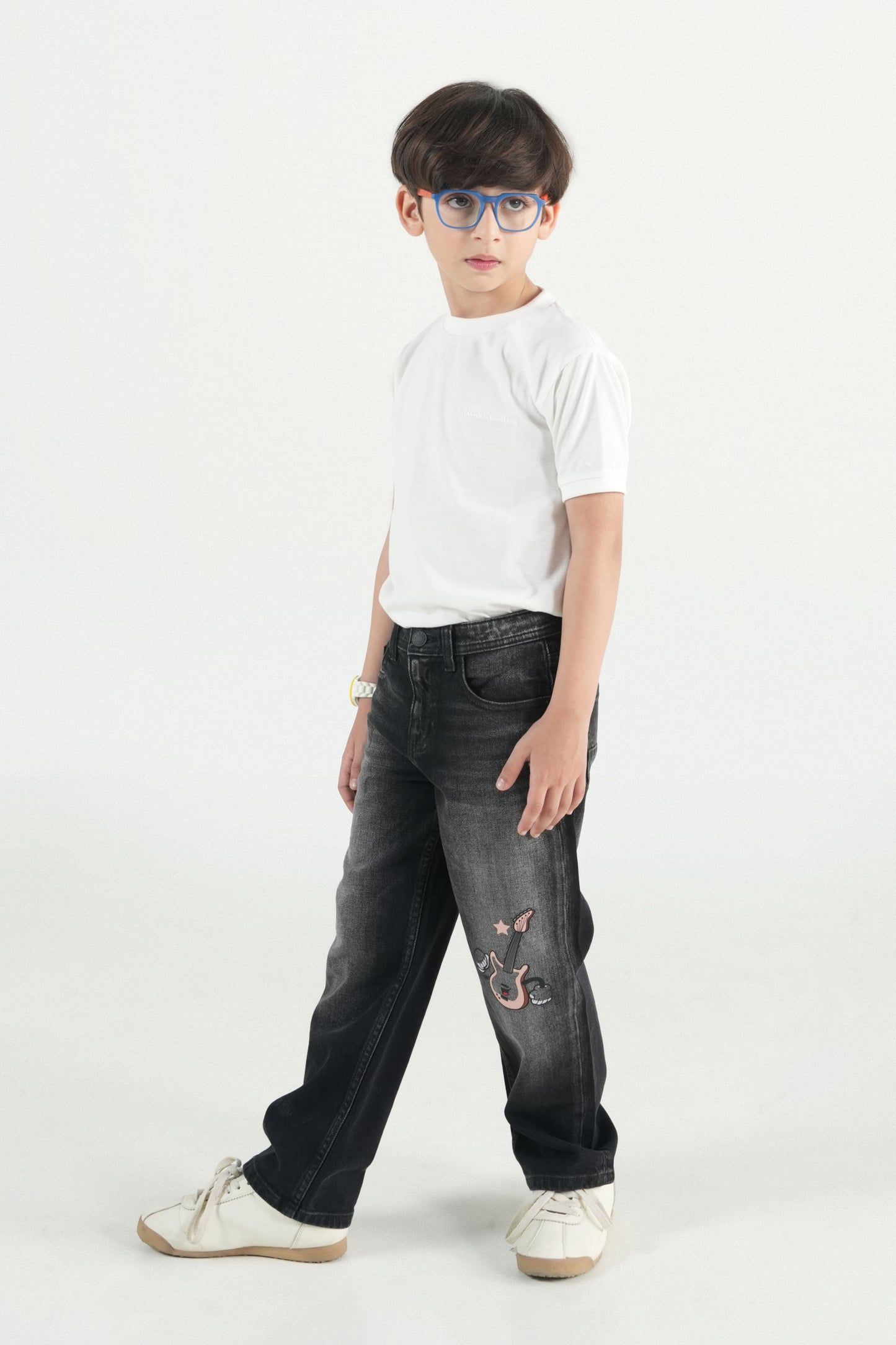 Charcoal Straight Jeans