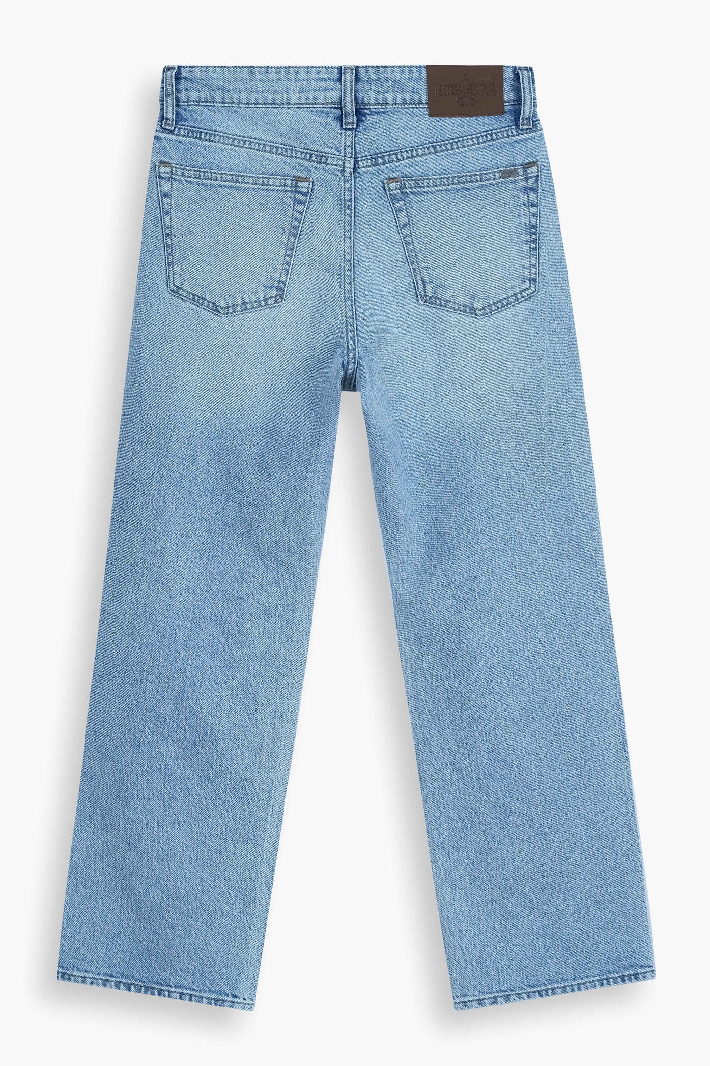 Loose Straight Fit Jeans Light Blue