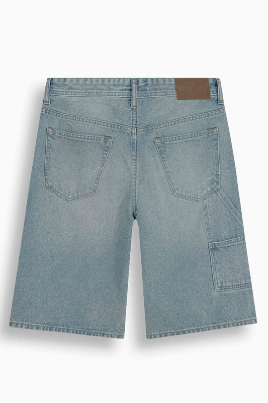 Baggy Denim Carpenter Shorts Tinted