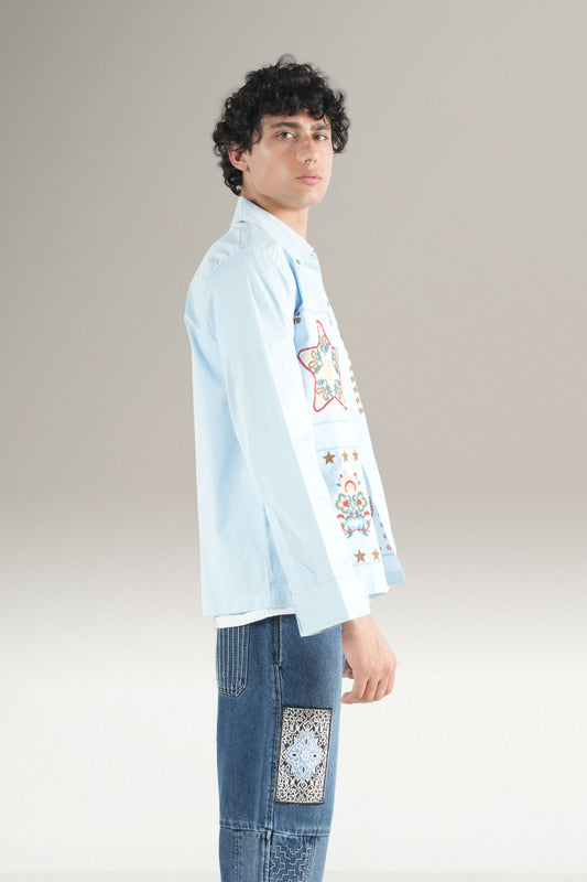 Truck Star Blue Shirt