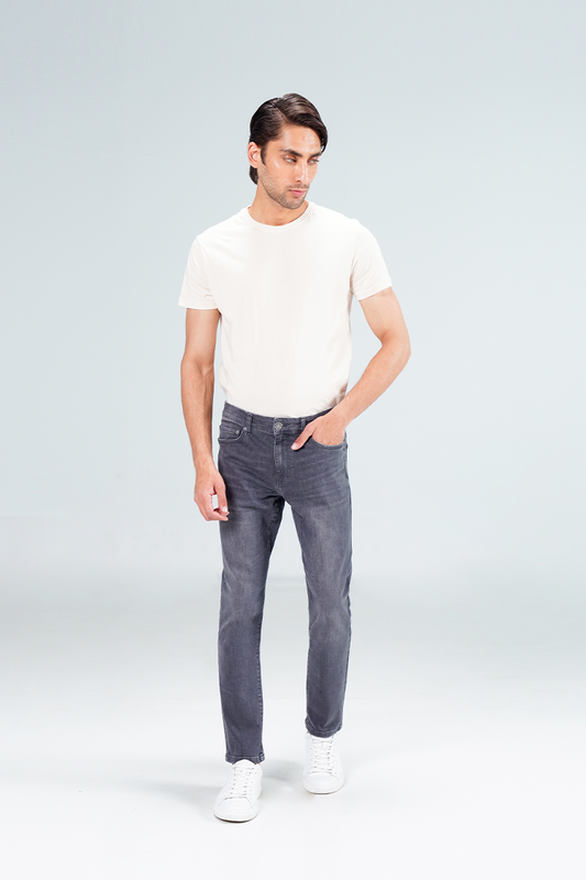Grey Slim Fit Jeans shop at Rockstar Jeans