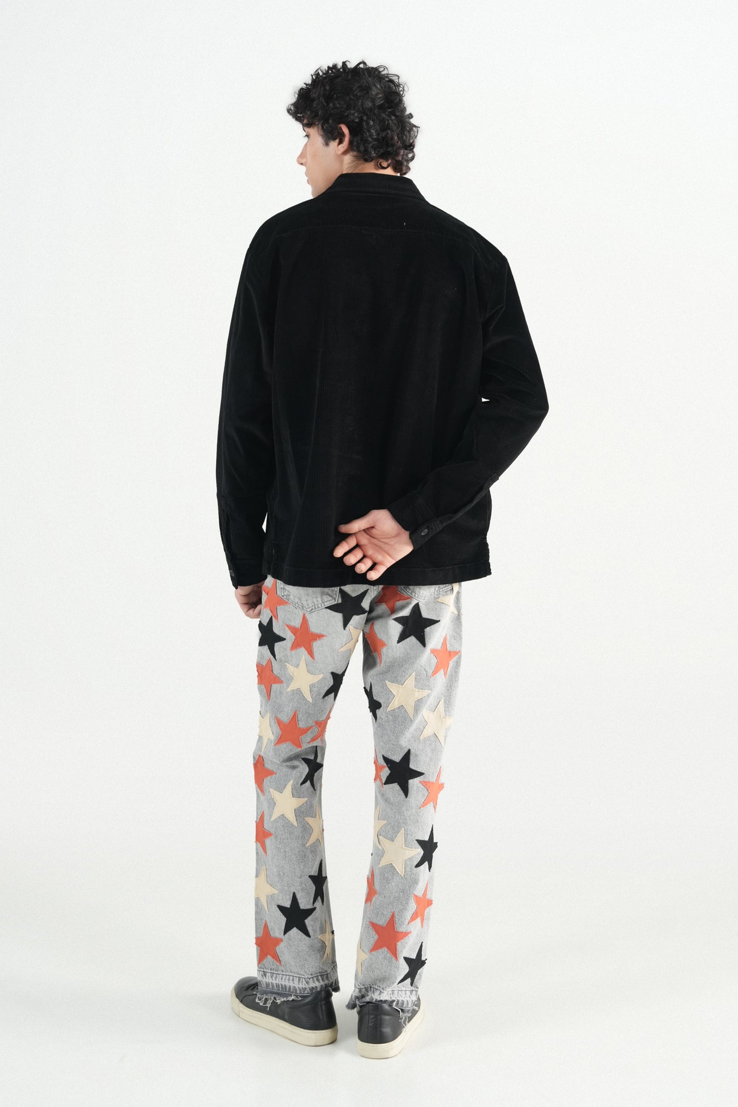 Oversized Black Corduroy Jacket