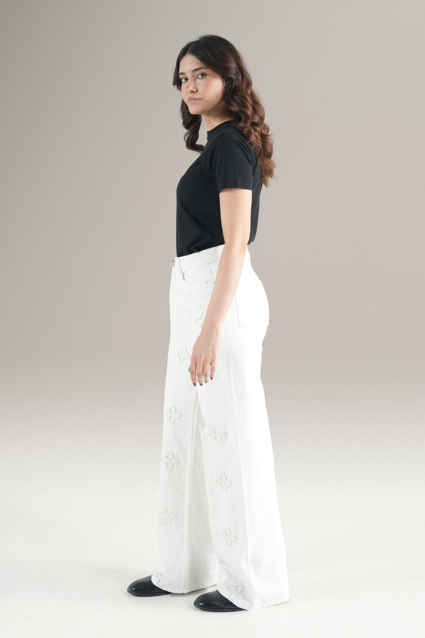 Snowflake Pearl Pants