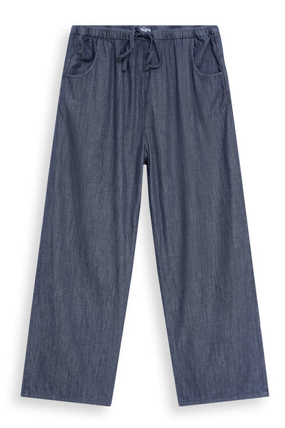 High Rise Wide Leg Trouser Jeans Grey