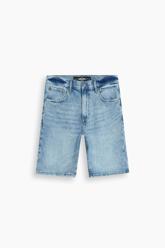 Baggy Fit Denim Shorts Light Blue