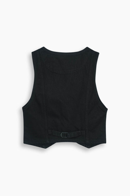 Limited Denim Vest Black