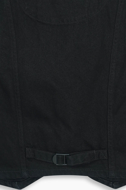 Limited Denim Vest Black
