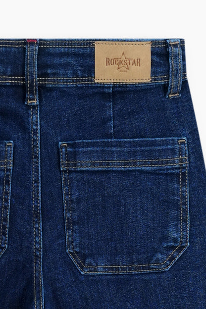 Front Pocket Wide Leg Jeans