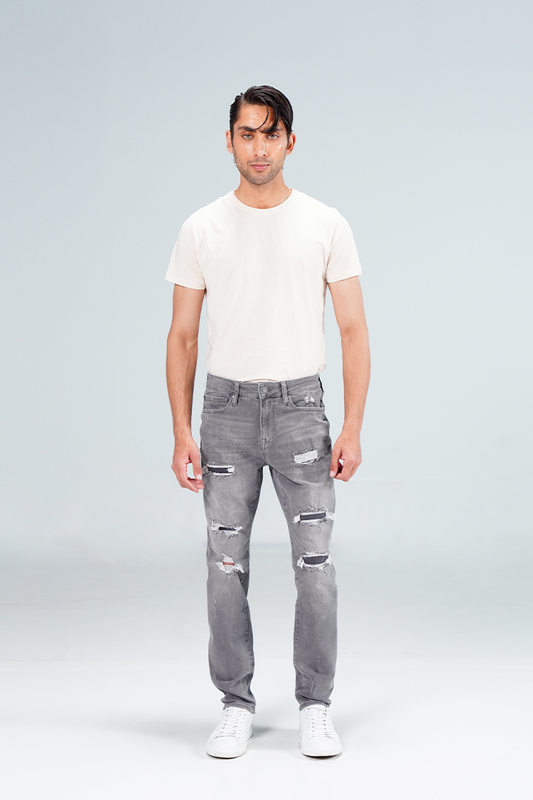 Skinny Ripped Repaired shop at Rockstar Jeans