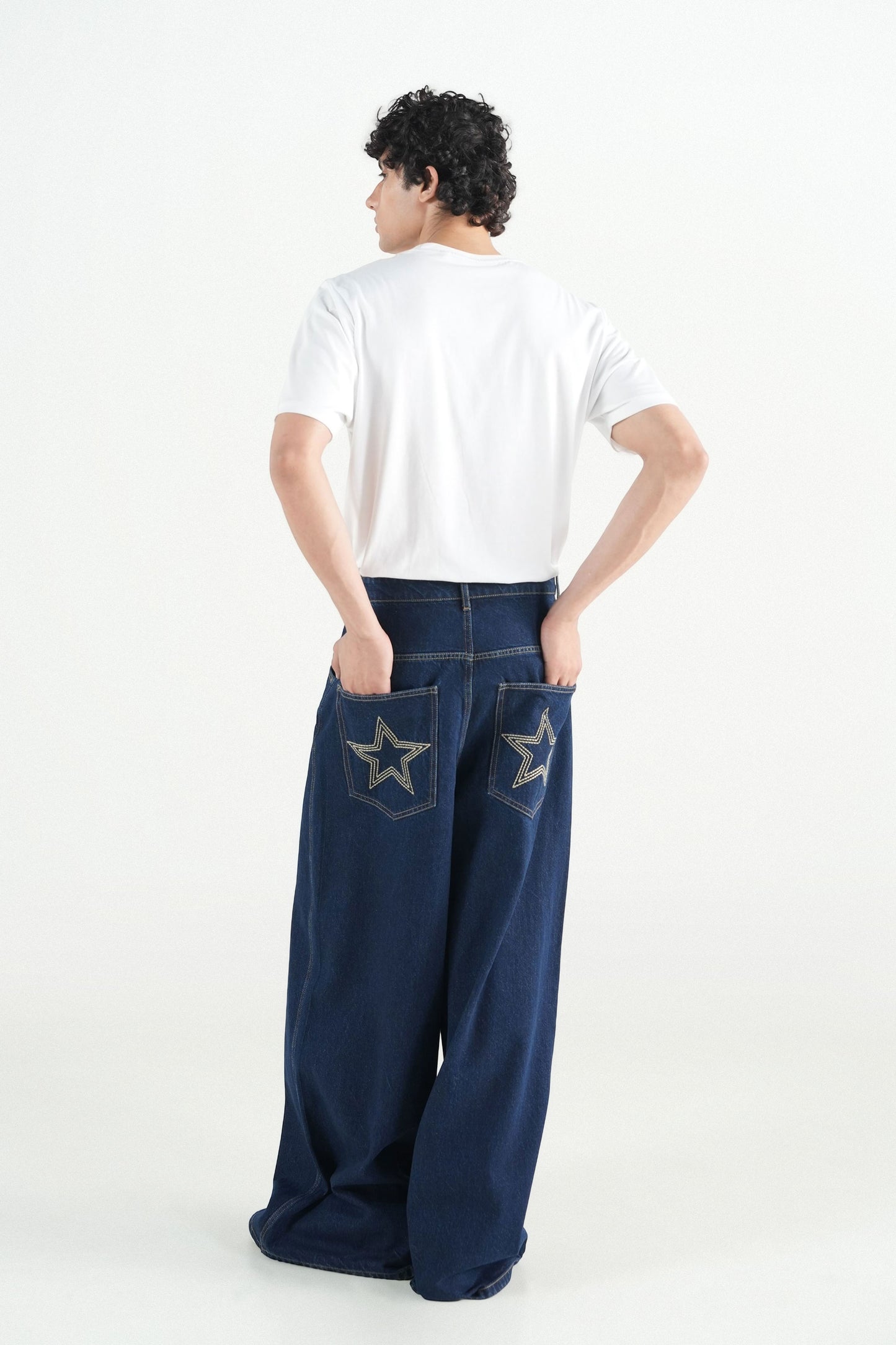 Super Baggy Jeans Dark Blue