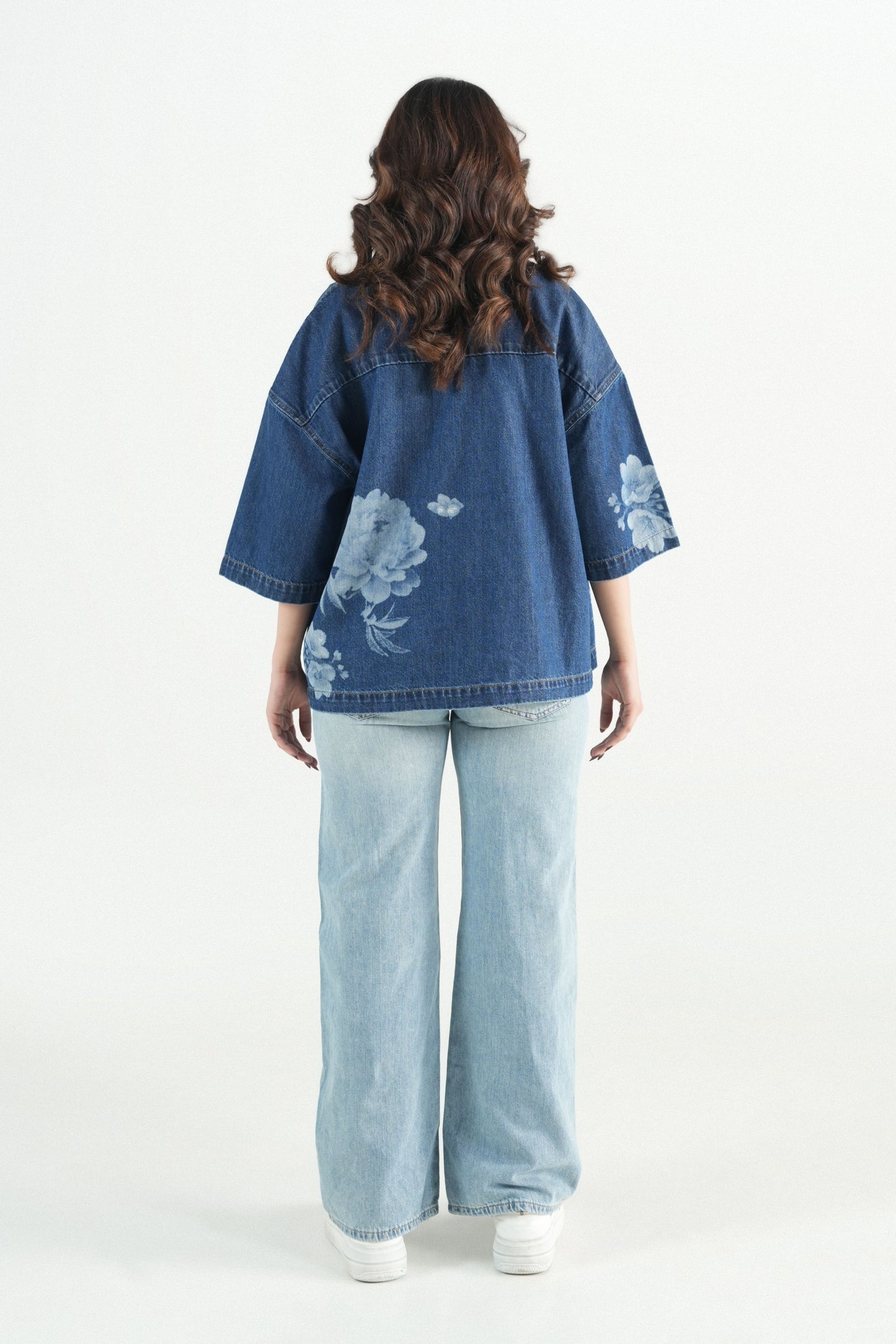 Button Down Floral Print Shirt