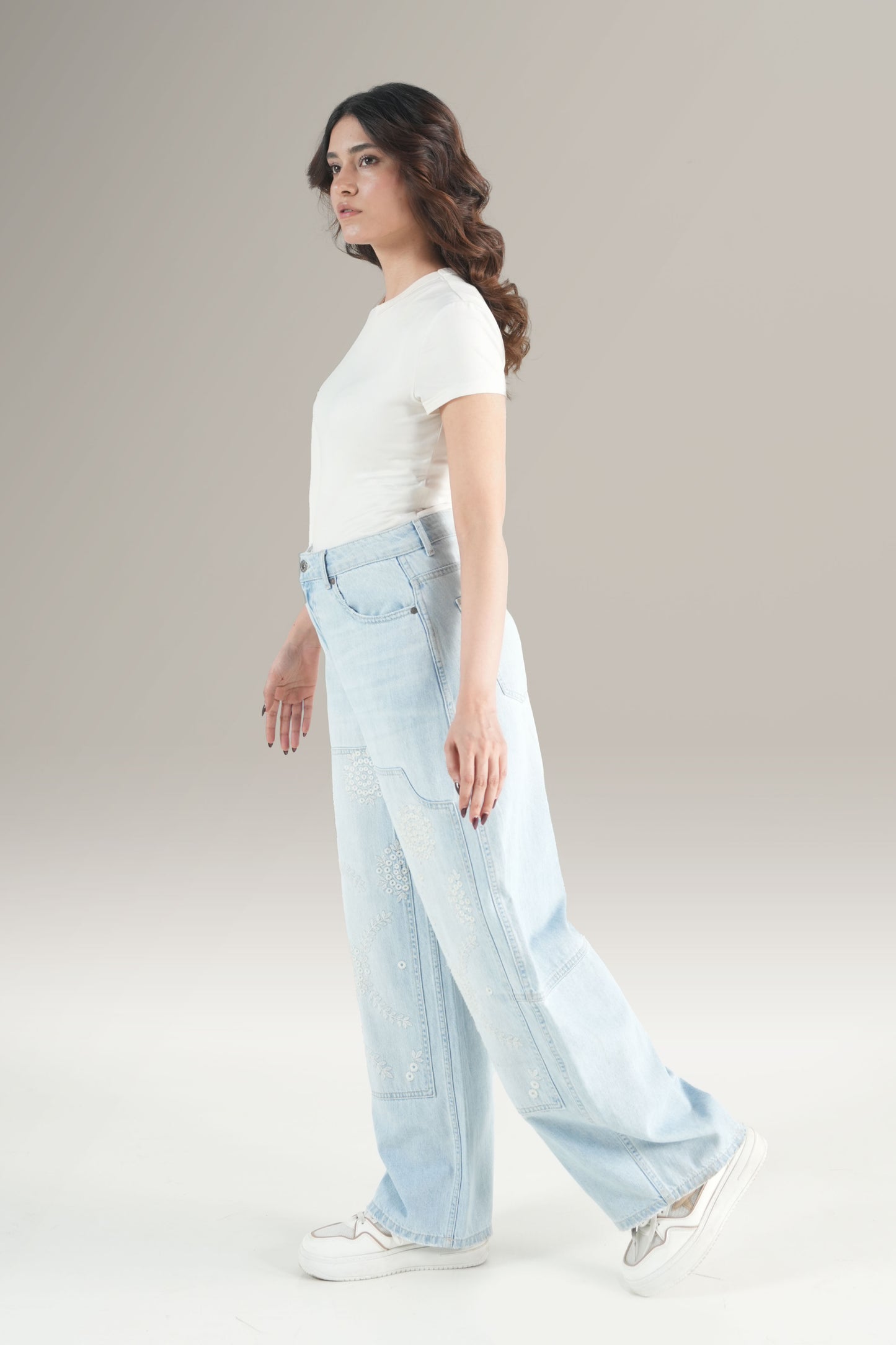 Carpenter Embriodery Jeans