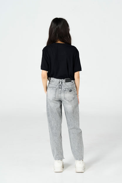 Grey Grind Straight shop at Rockstar Jeans