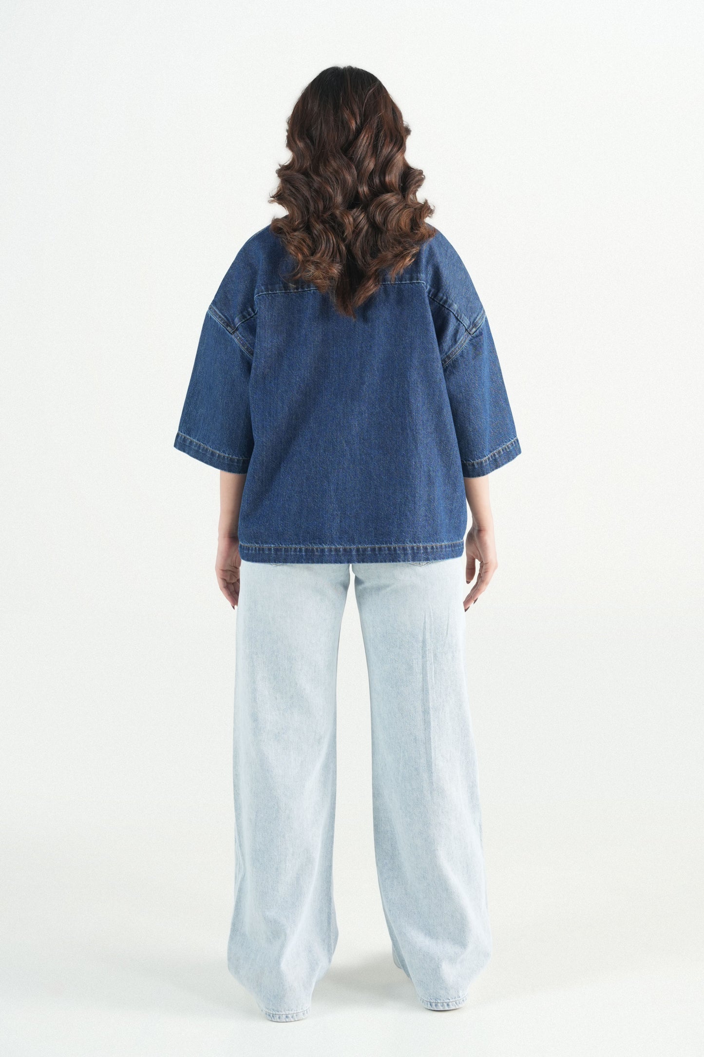 Button Down Mid-Blue Shirt