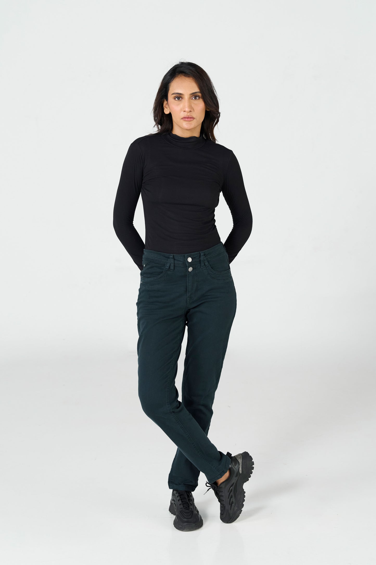 Green Relaxed Pant shop at Rockstar Jeans