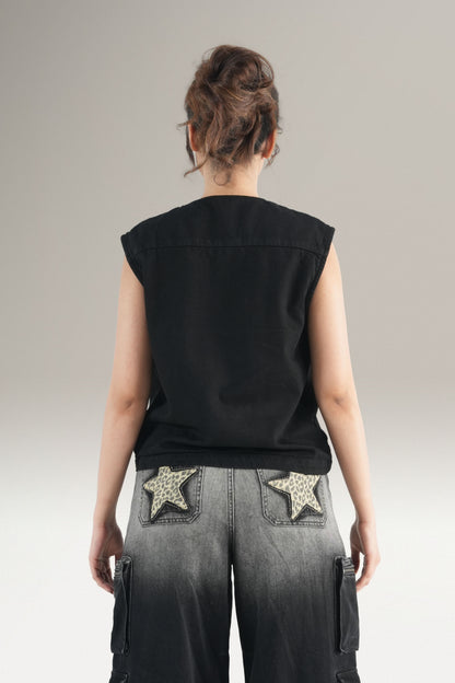 Black Utility Vest