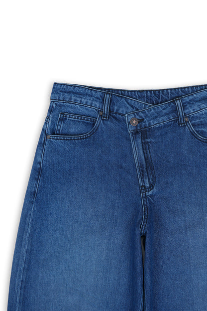 Marine Offset Waist Jeans