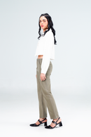 Green Bootcut Pant