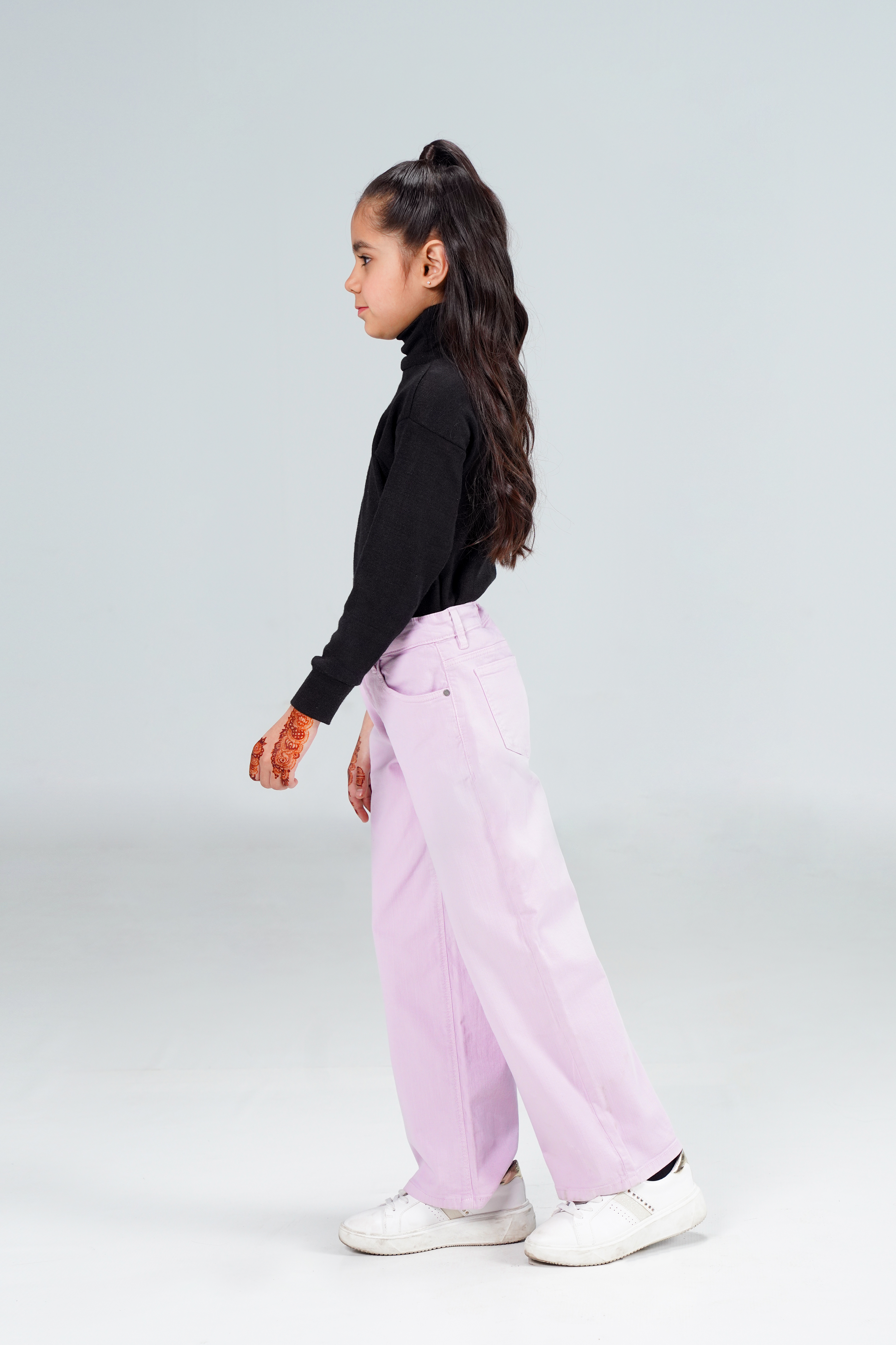 Purple Wide Leg Pant