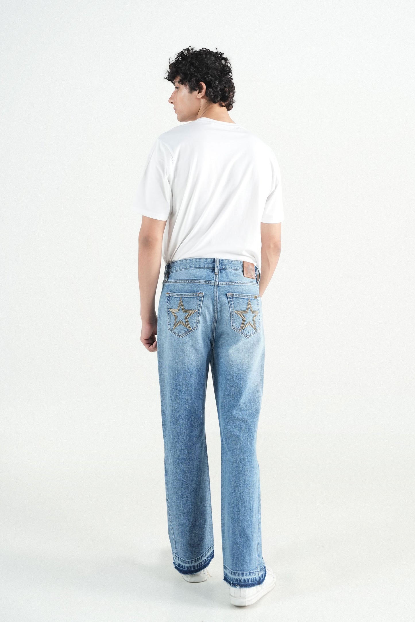 Flare Fit Jeans Mid Blue