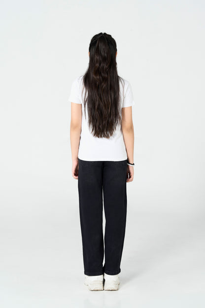 Black Wide Fit shop at Rockstar Jeans