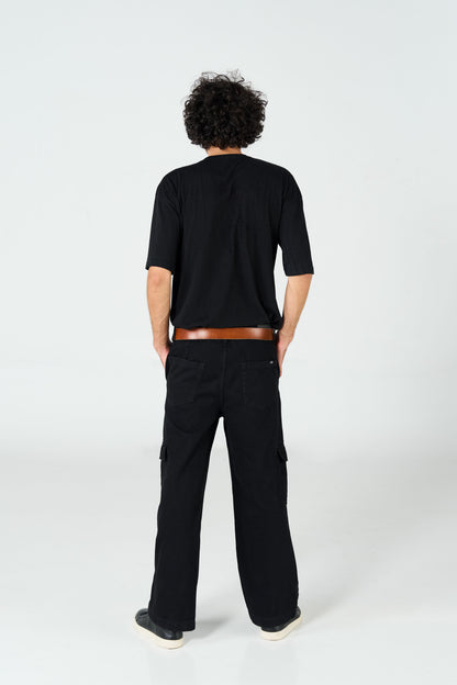 Jet Black Cargo shop at rockstar jeans