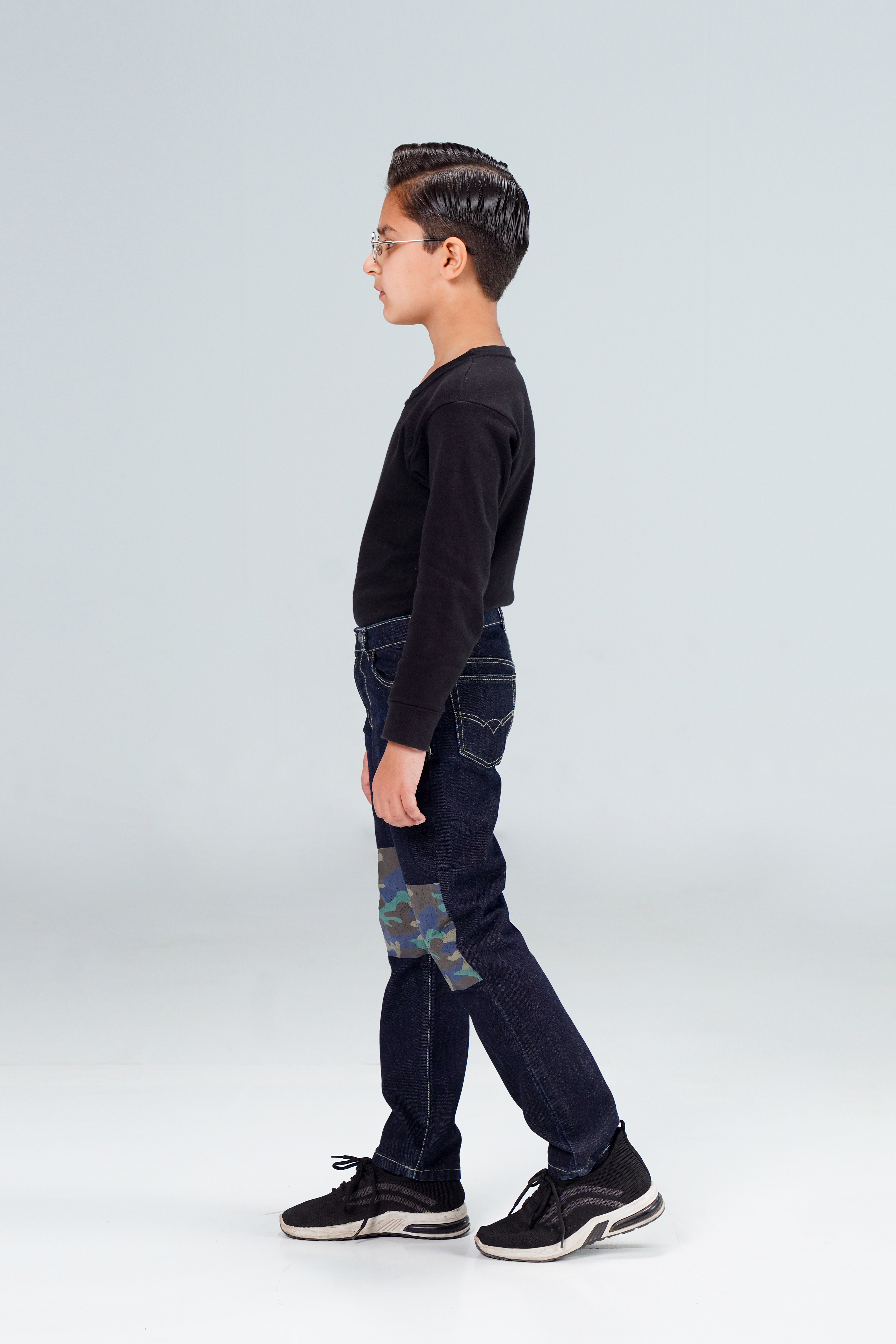 Straight Camokracky Jeans Dark blue