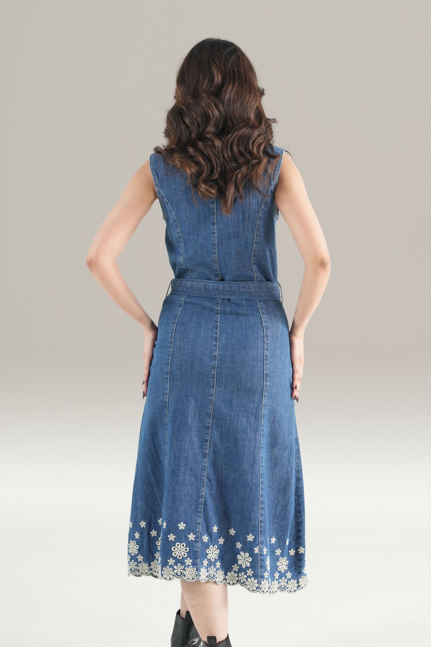 Indigo Bloom Dress