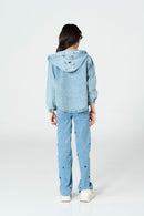 Classic Denim Hoodie