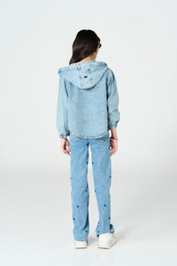 Classic Denim Hoodie