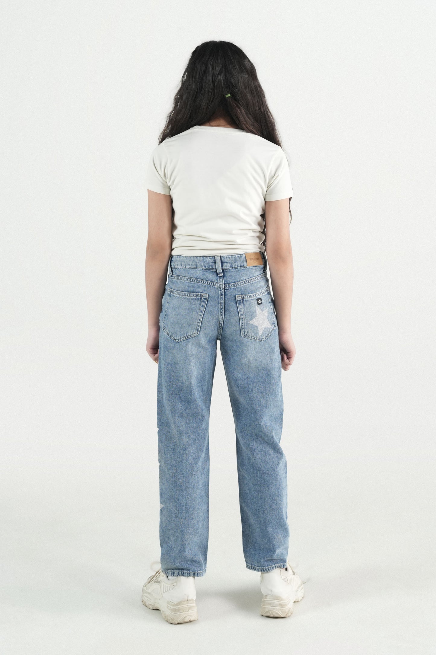 Rhinestone Star Jeans