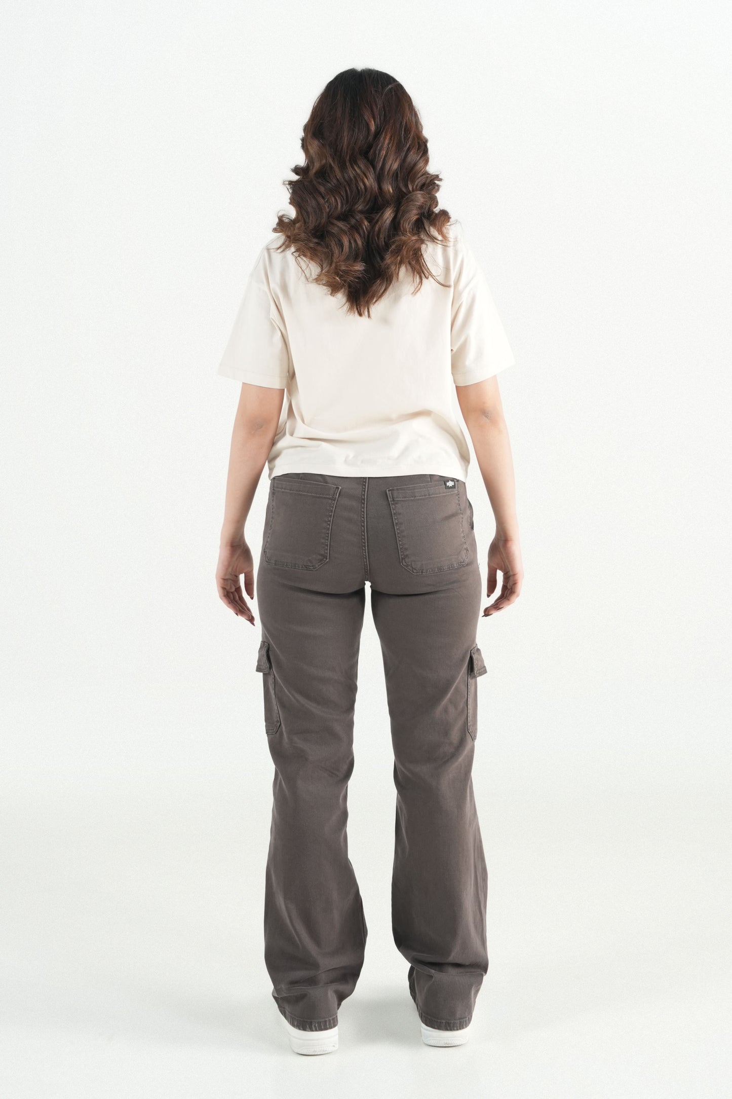 Brown Stretch Cargos