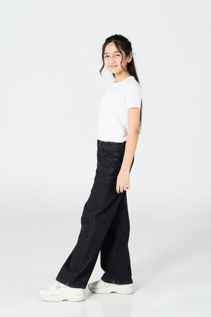 Shadow Vibe Wide Leg Jeans shop at Rockstar Jeans