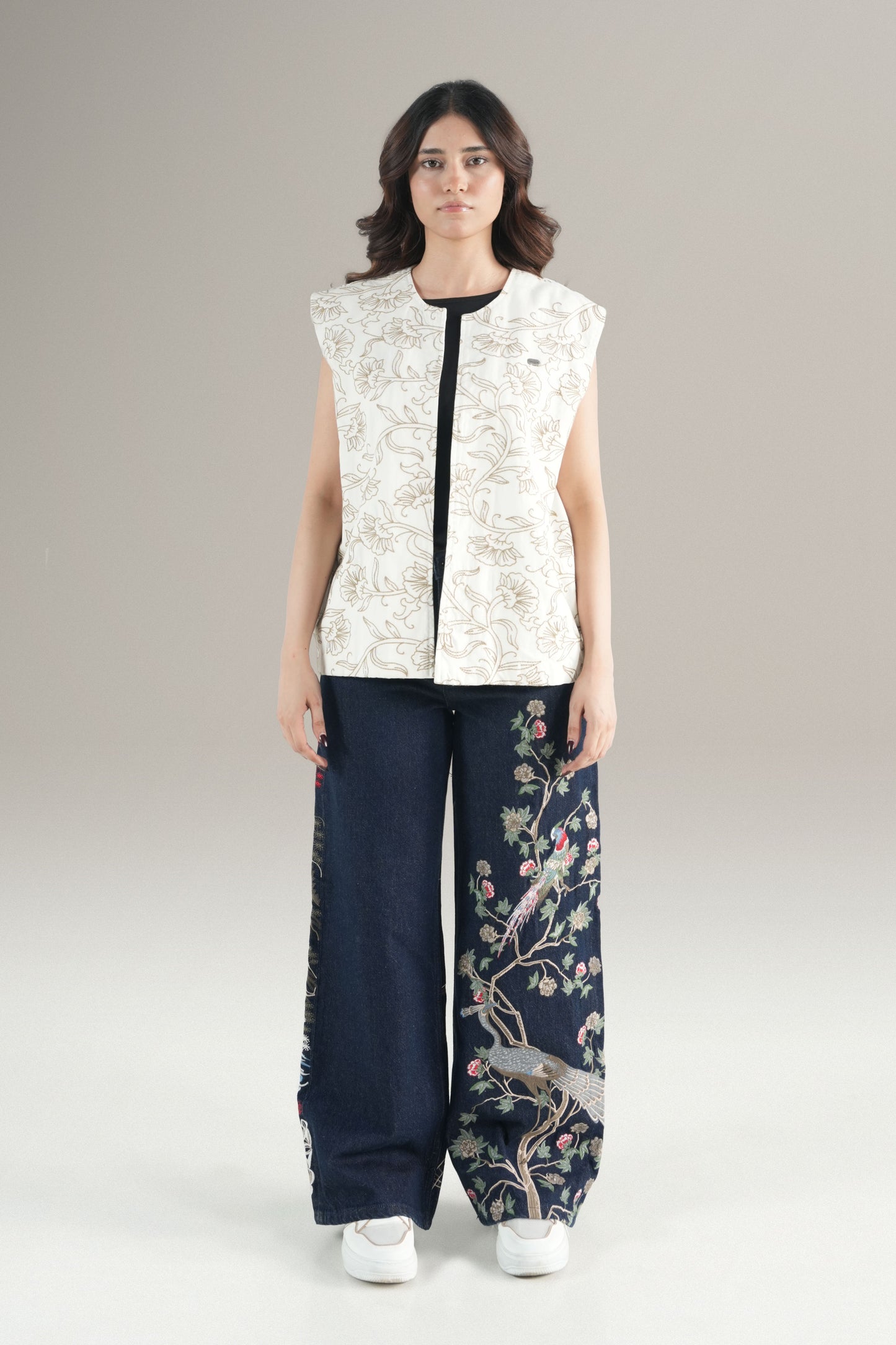 Royal Floral Vest