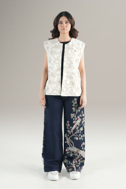 Royal Floral Vest