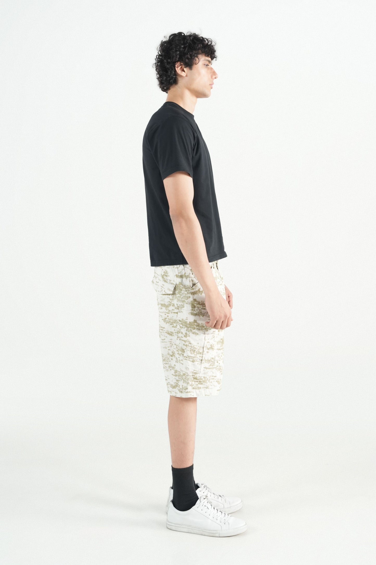 Grid Military Cargo Shorts