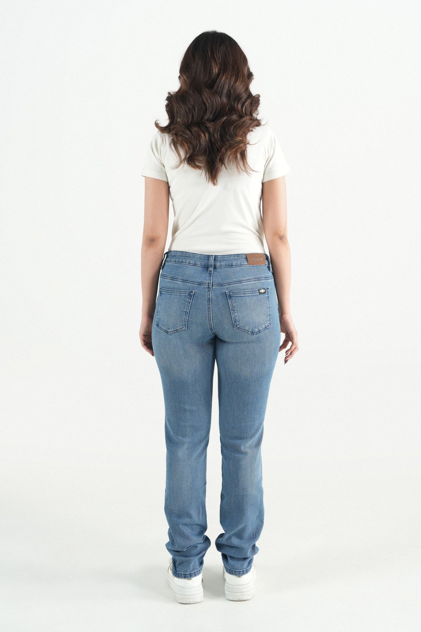 Essential Mid-Blue Denim Jeans