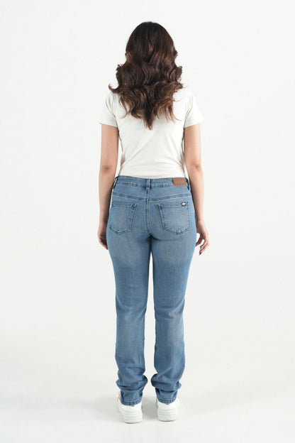 Essential Mid-Blue Denim Jeans