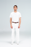 Easy White Classic Pants