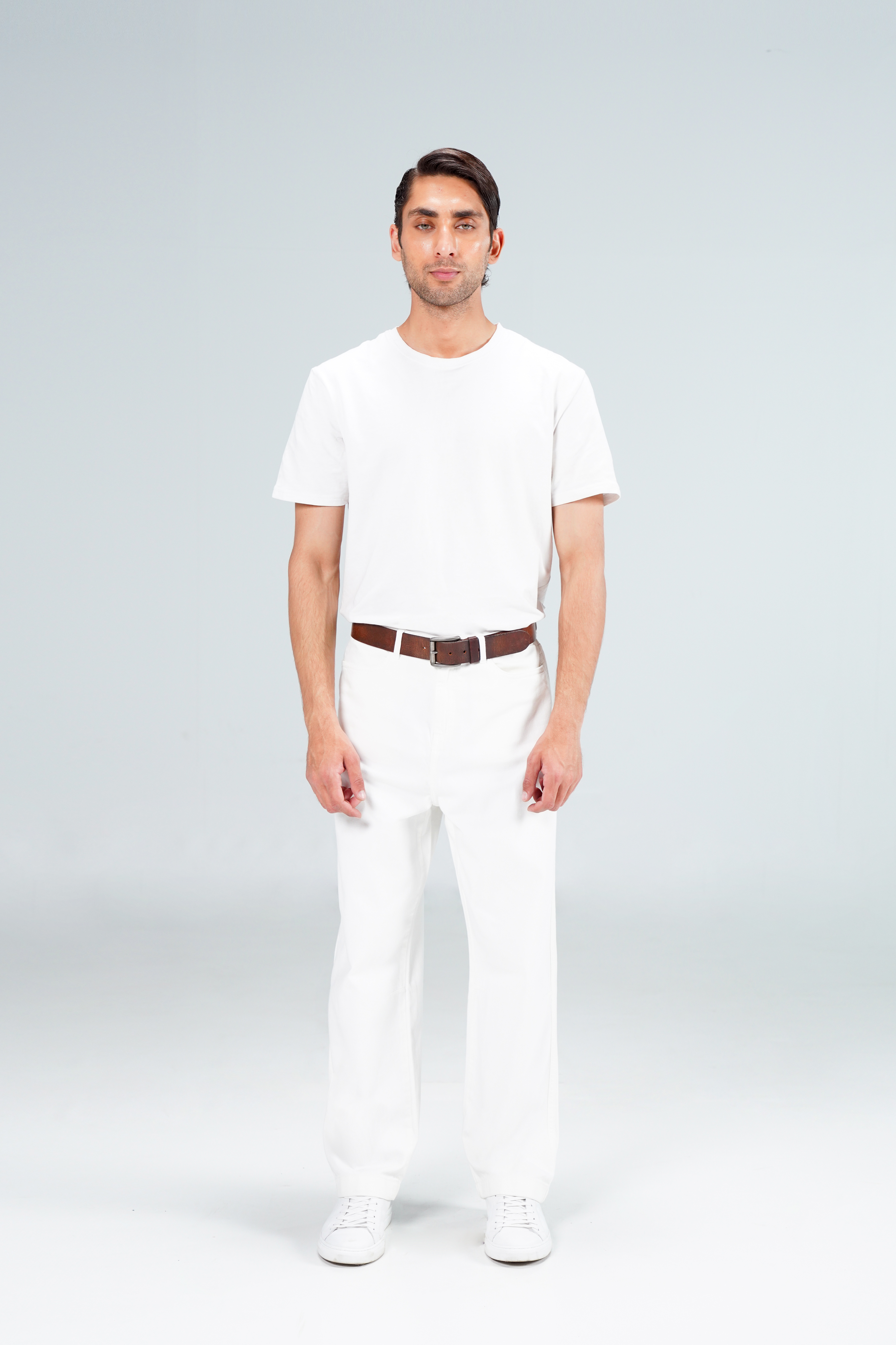 Easy White Classic Pants
