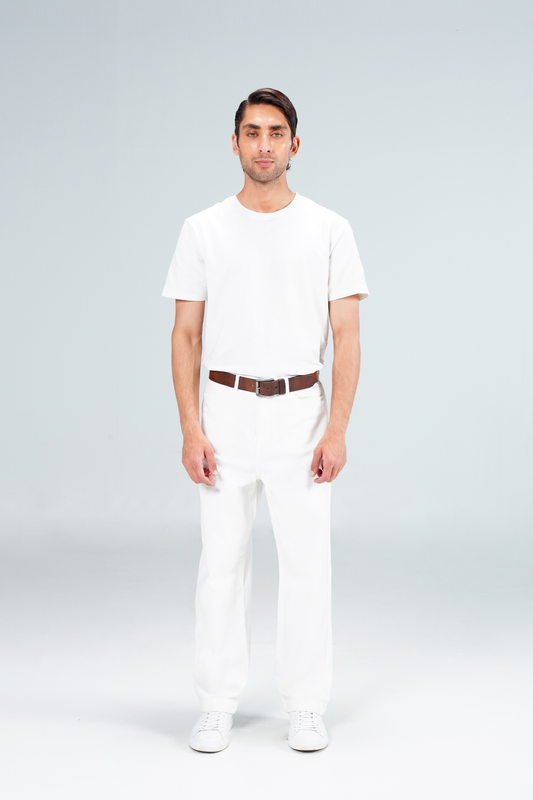 Easy White Classic Pants shop at Rockstar Jeans
