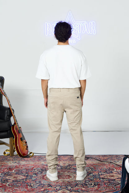 Slim Khaki Chinos shop at Rockstar Jeans