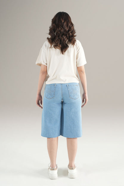 Metallic Mid Acid Jorts
