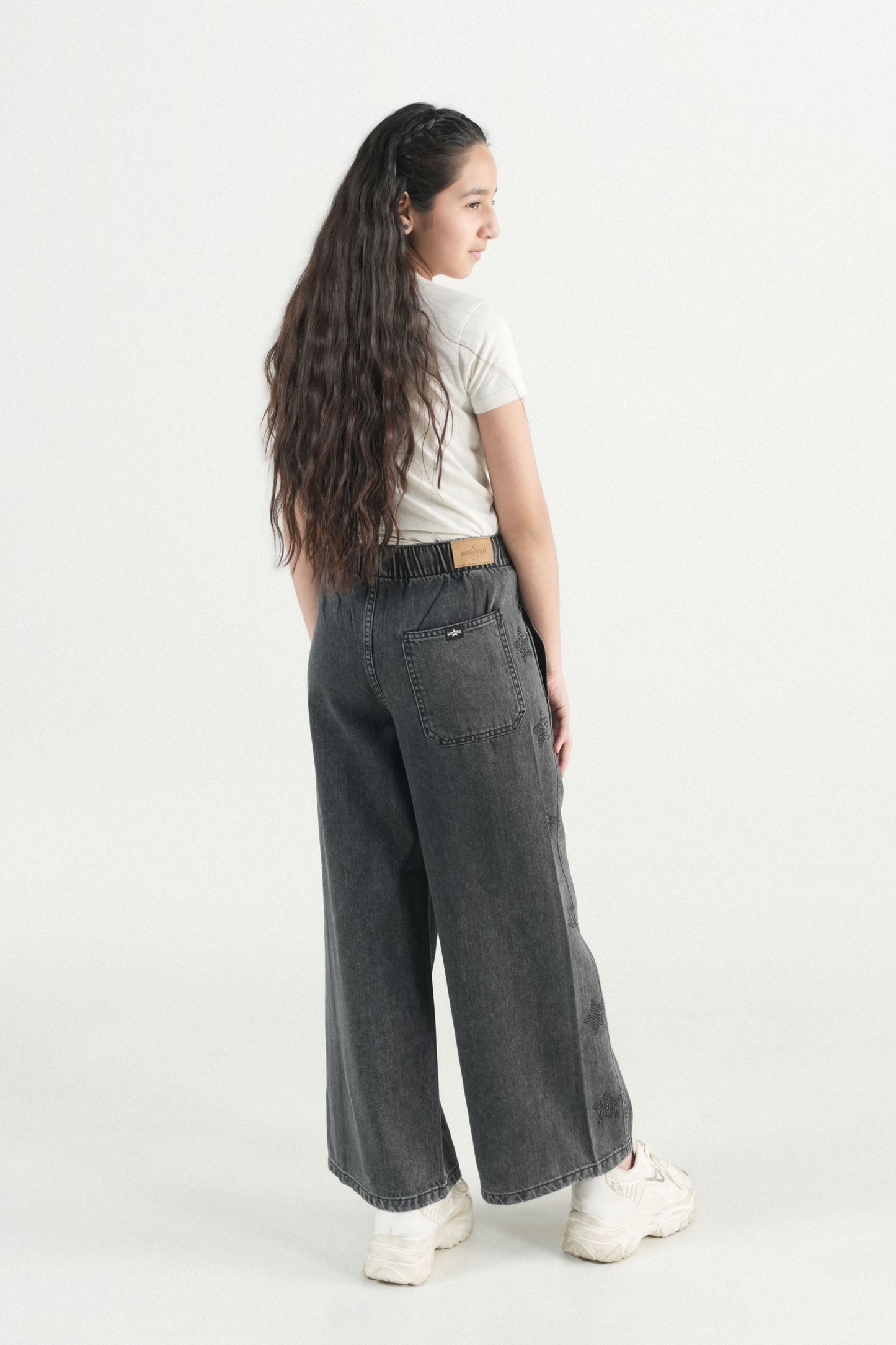 Black Star Pop Baggy Jeans
