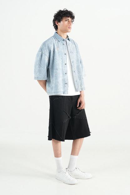 Stone Splashed Oversized Shirt