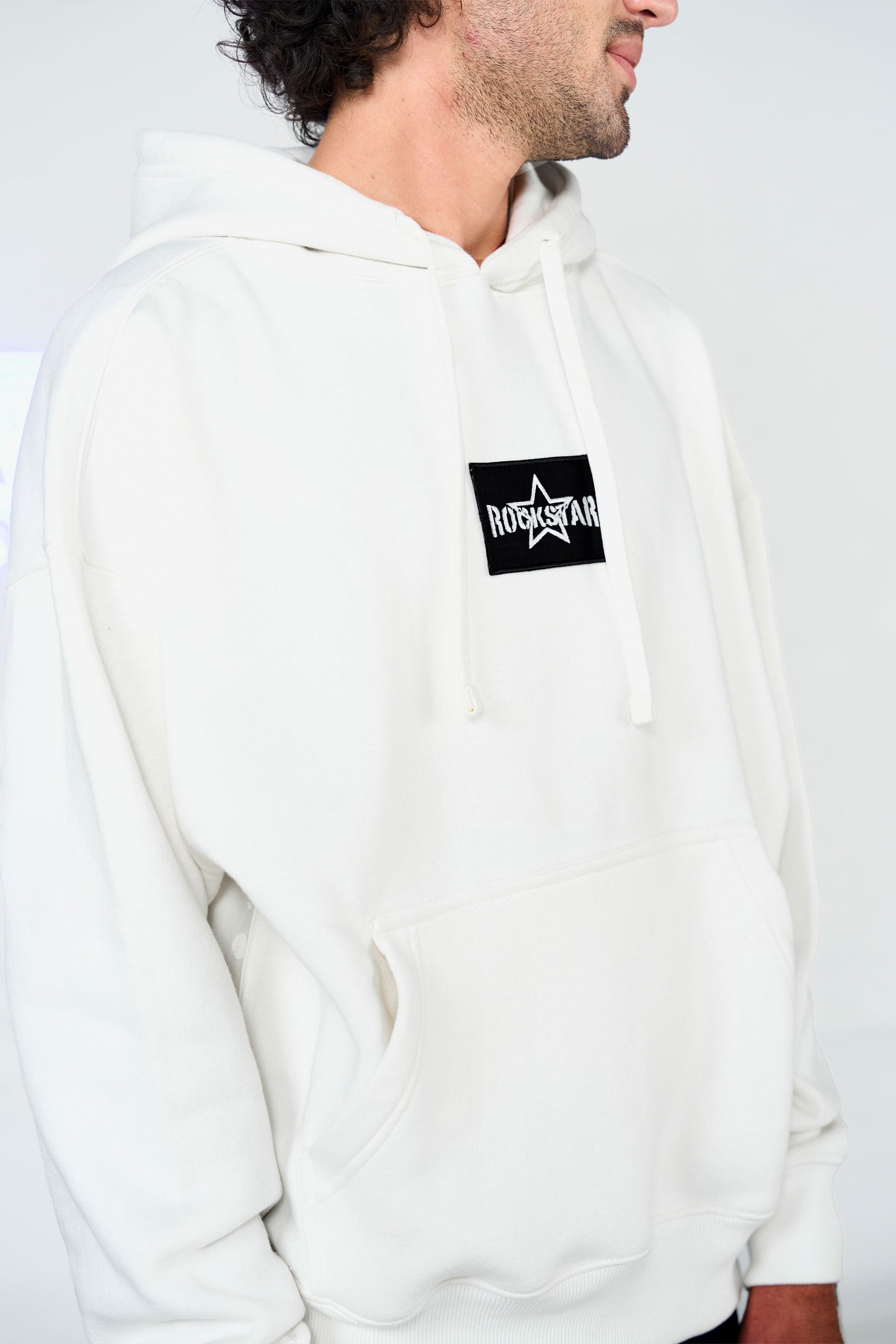 Oversized White Hoodie shop at Rockstar Jeans